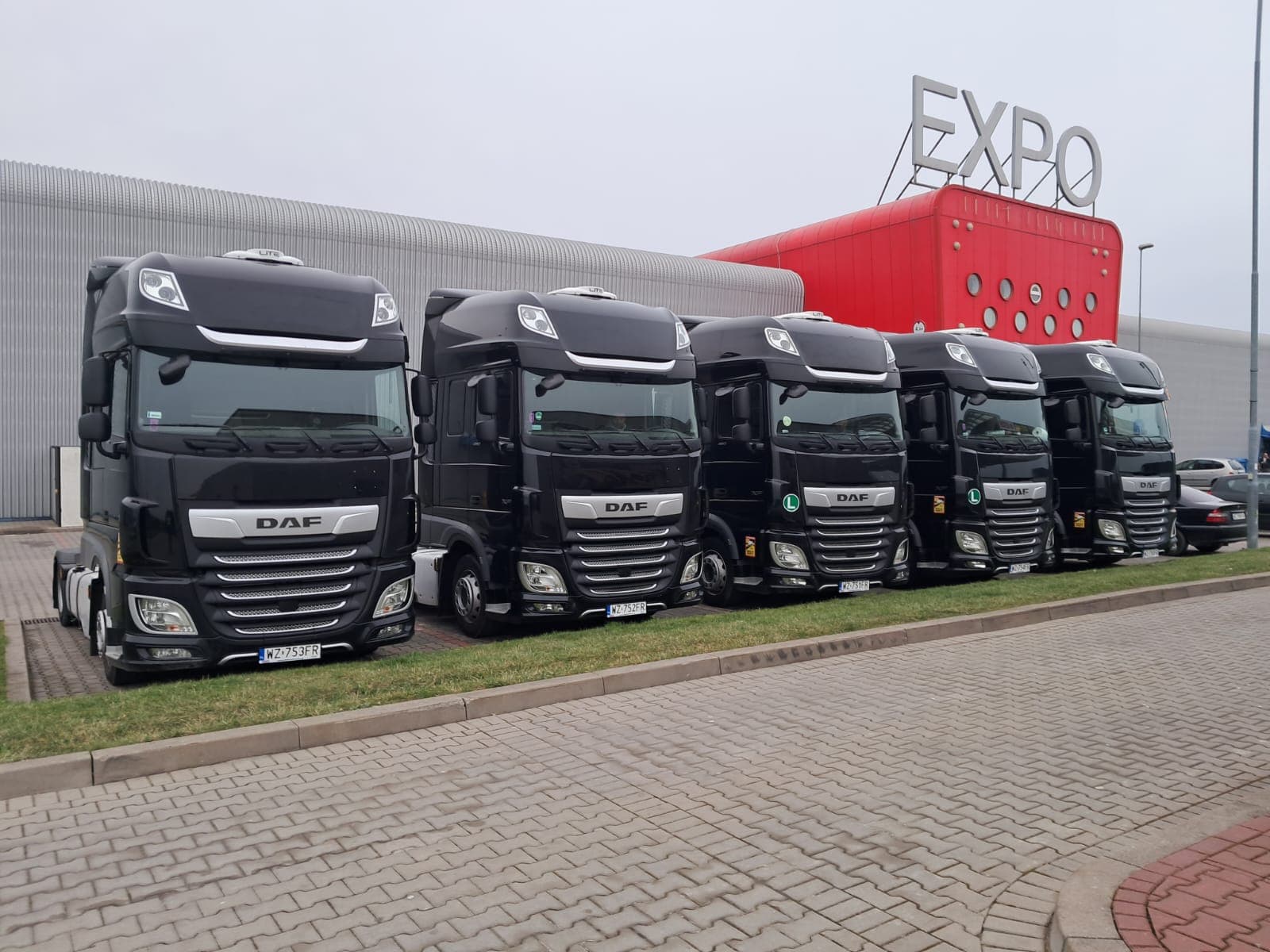 Truck fleet at EXPO